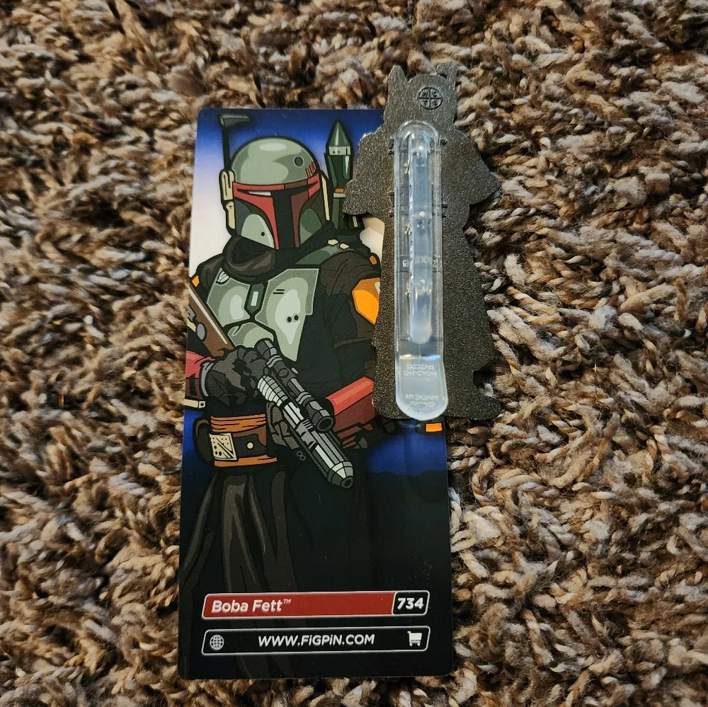 Star Wars The Mandalorian Boba Fett Figpin - Picture 2 of 2